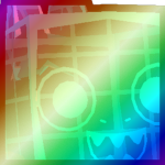 Shiny Rainbow Huge Hologram Shark