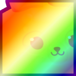 Shiny Rainbow Huge Honey Bear