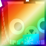 Shiny Rainbow Huge Hot Cocoa Bear