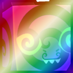 Shiny Rainbow Huge Hypnotic Dragon