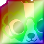 Shiny Rainbow Huge Irish Badger