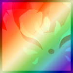 Shiny Rainbow Huge Jelly Kitsune
