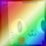 Shiny Rainbow Huge Jetpack Cat