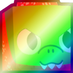 Shiny Rainbow Huge Jolly Dino