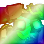 Shiny Rainbow Huge Jungle Golem