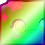 Shiny Rainbow Huge Kawaii Dragon
