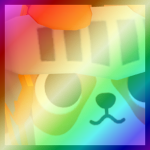 Shiny Rainbow Huge Knight Beagle