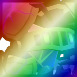 Shiny Rainbow Huge Knight Golem
