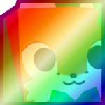 Shiny Rainbow Huge Leprechaun Fox