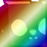 Shiny Rainbow Huge Lightning Bat