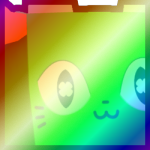 Shiny Rainbow Huge Lucki Cat