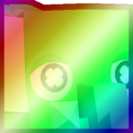 Shiny Rainbow Huge Lucki Elephant