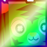 Shiny Rainbow Huge Lucki Tiger