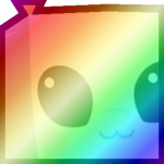 Shiny Rainbow Huge Lunar Moth