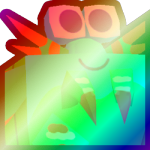 Shiny Rainbow Huge Mantis Shrimp
