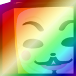 Shiny Rainbow Huge Masked Fox