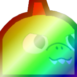 Shiny Rainbow Huge Matryoshka Dino