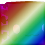 Shiny Rainbow Huge Midnight Axolotl