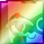 Shiny Rainbow Huge Mining Raccoon