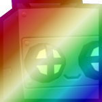 Shiny Rainbow Huge Mining Robot