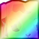 Shiny Rainbow Huge Mosaic Lamb