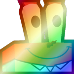 Shiny Rainbow Huge Mr Krabs