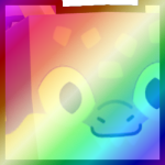 Shiny Rainbow Huge Mushroom Dragon