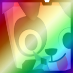 Shiny Rainbow Huge Ninja Dalmatian