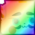 Shiny Rainbow Huge Nutcracker Cat