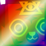 Shiny Rainbow Huge Oracle Tiger