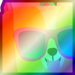 Shiny Rainbow Huge Party Corgi