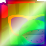 Shiny Rainbow Huge Party Crown Hippomelon