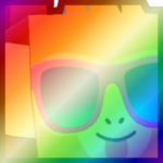 Shiny Rainbow Huge Party Monkey