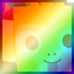 Shiny Rainbow Huge Pineapple Monkey