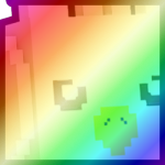 Shiny Rainbow Huge Pixel Griffin