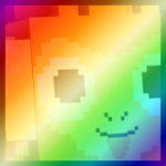 Shiny Rainbow Huge Pixel Monkey