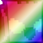 Shiny Rainbow Huge Pixel Shadow Griffin