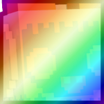 Shiny Rainbow Huge Pixel Yeti