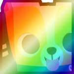 Shiny Rainbow Huge Player Corgi