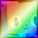 Shiny Rainbow Huge Police Cat