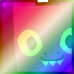 Shiny Rainbow Huge Purple Dragon