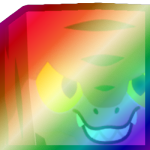 Shiny Rainbow Huge Raptor