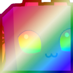 Shiny Rainbow Huge Rave Butterfly
