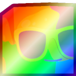 Shiny Rainbow Huge Rave Slime