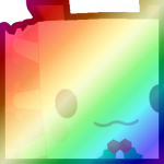 Shiny Rainbow Huge Reindeer Axolotl