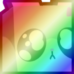 Shiny Rainbow Huge Sad Hamster