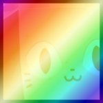 Shiny Rainbow Huge Sandcastle Cat
