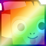Shiny Rainbow Huge Santa Monkey