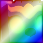 Shiny Rainbow Huge Sapphire Phoenix