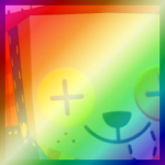 Shiny Rainbow Huge Scarecrow Dog